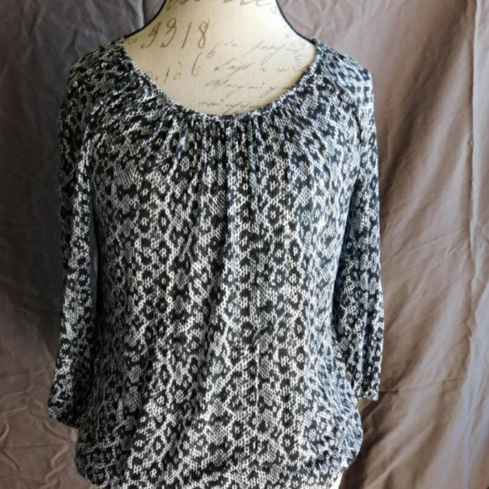 Michael kors blouse snake print